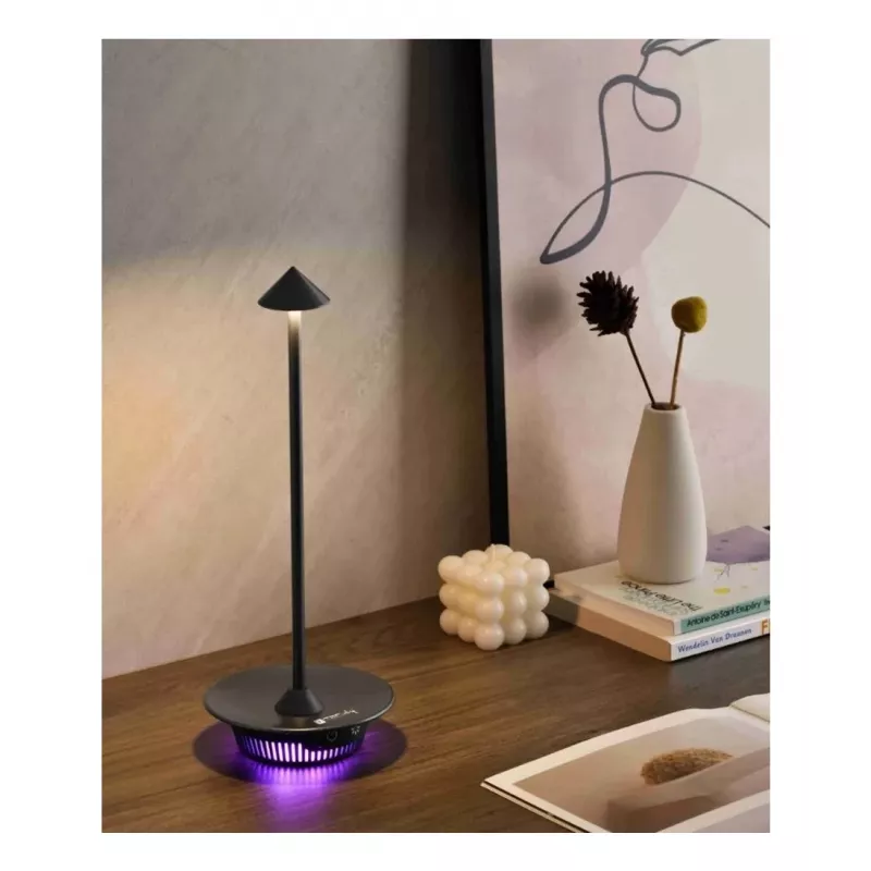 Techly I-LAMP-TABLE3 lámpara de mesa módulo LED SMD 1 W LED SMD D negra