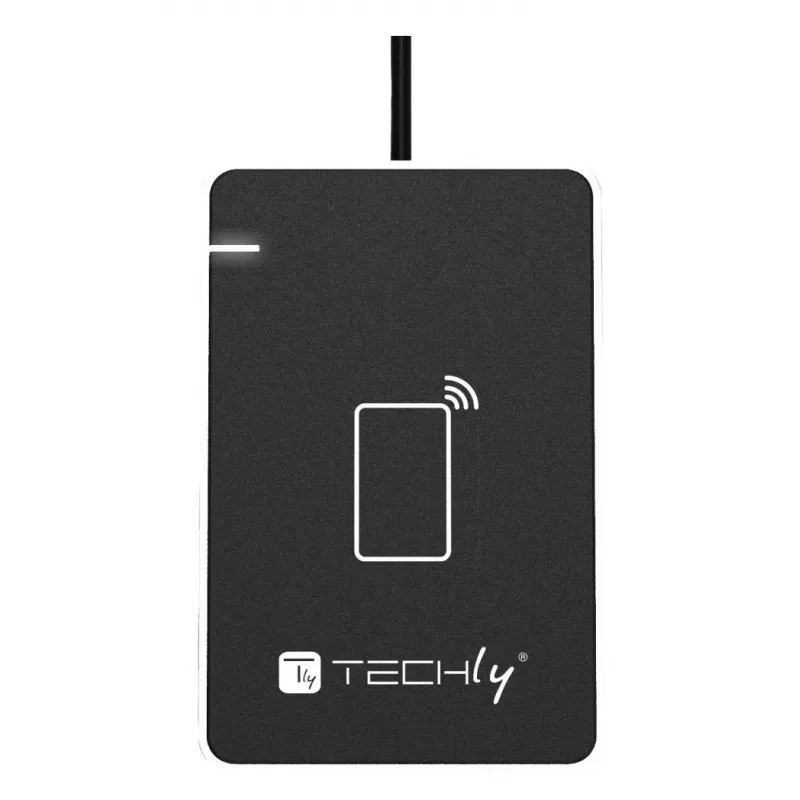Techly I-CARD CAM-CIE lector RFID USB negro, plata