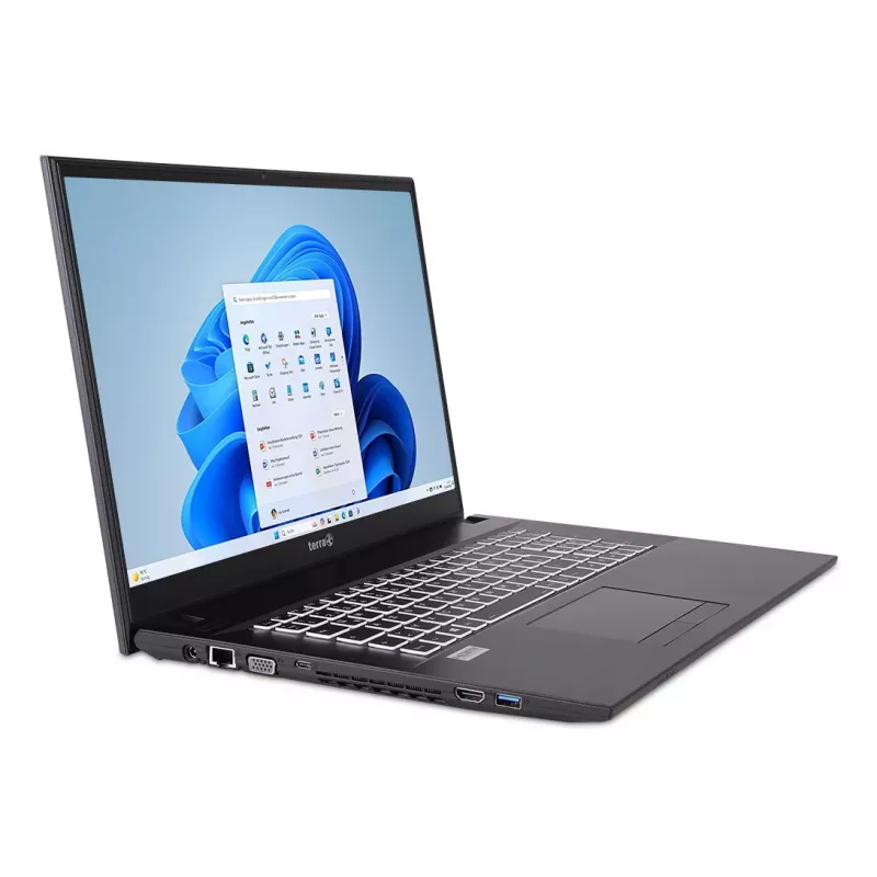 TERRA 1220855 portátil Intel® Core™ i5 i5-1334U 43,9 cm (17,3 inch) Full HD 16 GB DDR4-SDRAM 500 GB SSD Wi-Fi 6 (802.11ax) Windows 11 Home alemán gris