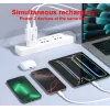 Cargador EQUIP 2 puertos 20W GaN delgado USB PD — USB-C x1, USB-A x1, entrada 100–240V, salida máx. 12V, blanco