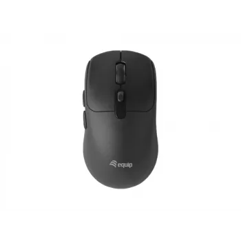 Ratón inalámbrico EQUIP ambidiestro de 6 botones dual mode, óptico 1600 DPI, RF + Bluetooth, negro