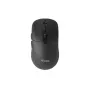 Ratón inalámbrico EQUIP ambidiestro de 6 botones dual mode, óptico 1600 DPI, RF + Bluetooth, negro