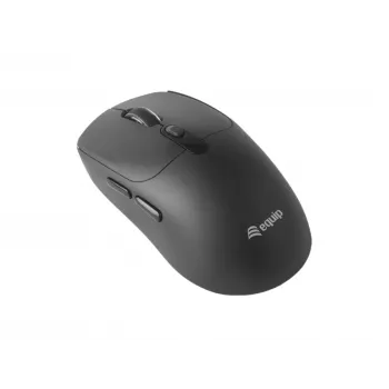Ratón inalámbrico EQUIP ambidiestro de 6 botones dual mode, óptico 1600 DPI, RF + Bluetooth, negro