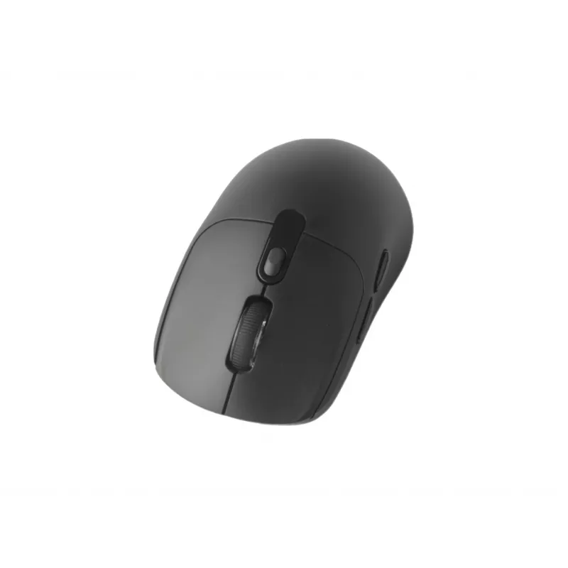 Ratón inalámbrico EQUIP ambidiestro de 6 botones dual mode, óptico 1600 DPI, RF + Bluetooth, negro