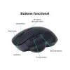 Ratón inalámbrico recargable dual mode EQUIP de 6 botones — para diestros, óptico 1600 DPI, RF Wireless + Bluetooth, negro