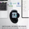 Ratón inalámbrico recargable dual mode EQUIP de 6 botones — para diestros, óptico 1600 DPI, RF Wireless + Bluetooth, negro