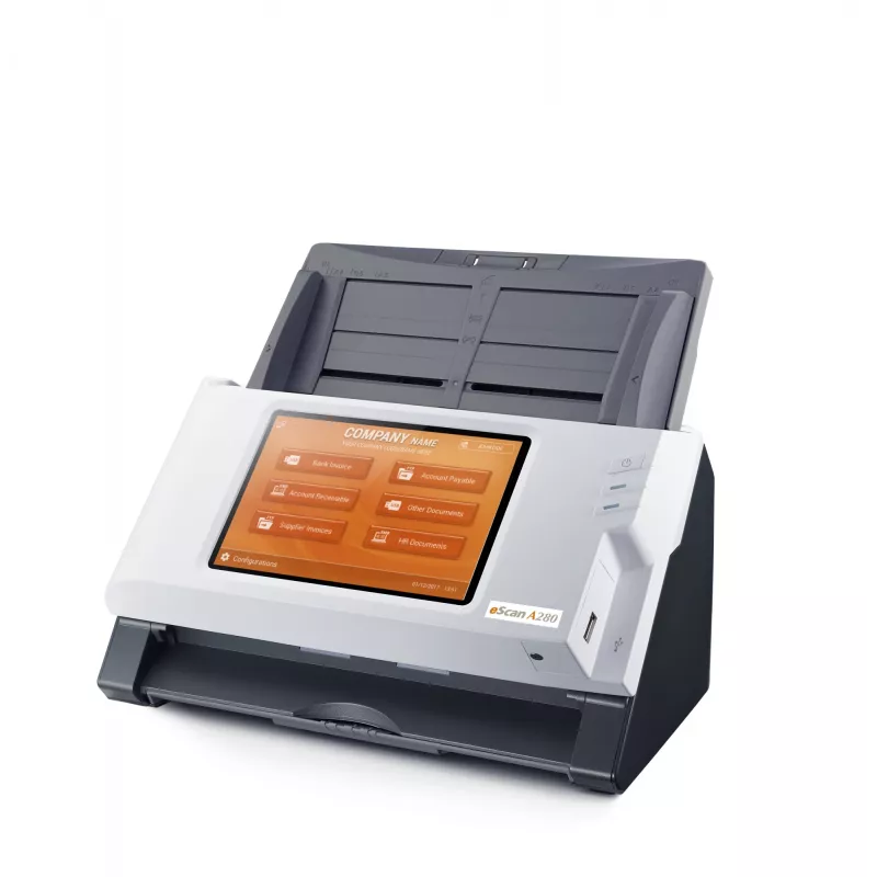 Escáner Plustek eScan A280 Enterprise ADF 600 x 600 DPI A4 negro, blanco
