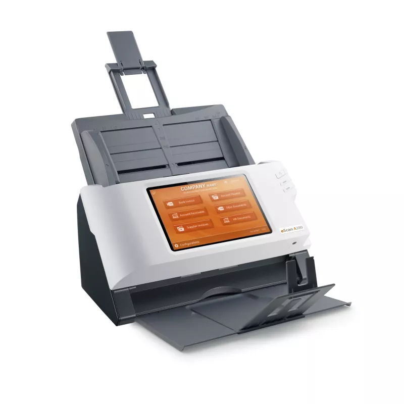 Escáner Plustek eScan A280 Enterprise ADF 600 x 600 DPI A4 negro, blanco