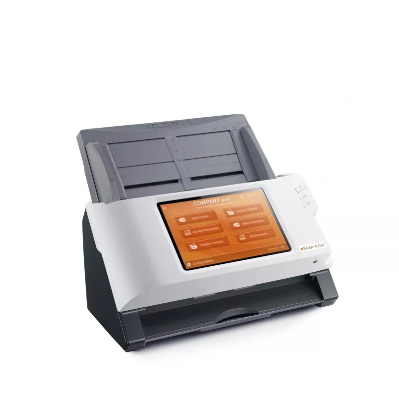Escáner Plustek eScan A280 Enterprise ADF 600 x 600 DPI A4 negro, blanco