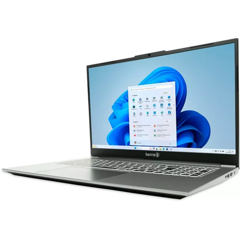 TERRA MOBILE 1717R Intel® Core™ i5 i5-1334U Portátil 43,9 cm (17,3 pulgadas) Full HD 16 GB DDR4-SDRAM 1 TB SSD Wi-Fi 6 (802.11ax) Windows 11 Home alemán gris
