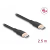 Cable USB DeLOCK 81239 2,5 m USB-C negro USB 2.0 0,48 Gbit/s