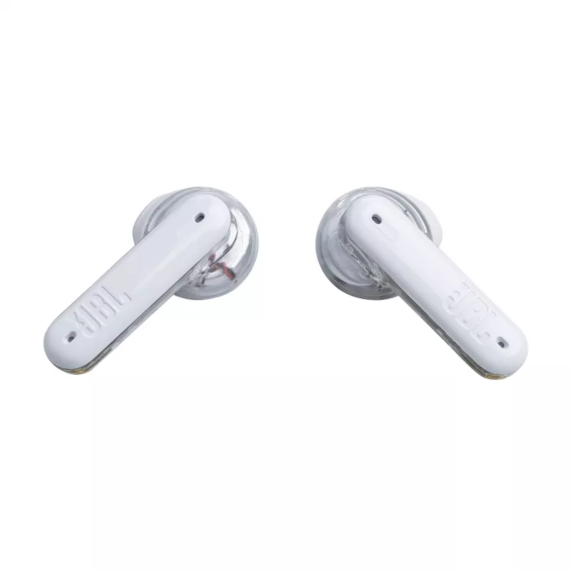 JBL Tune Flex Ghost Edition Auriculares True Wireless Stereo (TWS) In-ear Llamadas/Música Bluetooth Transparente, Blanco