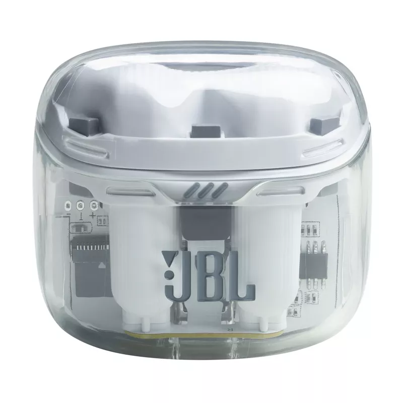 JBL Tune Flex Ghost Edition Auriculares True Wireless Stereo (TWS) In-ear Llamadas/Música Bluetooth Transparente, Blanco