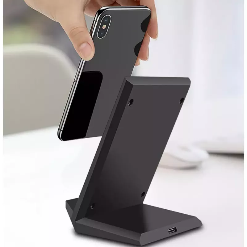 Cargador de interior 2GO 797330 Smartphone Negro USB Carga rápida inalámbrica