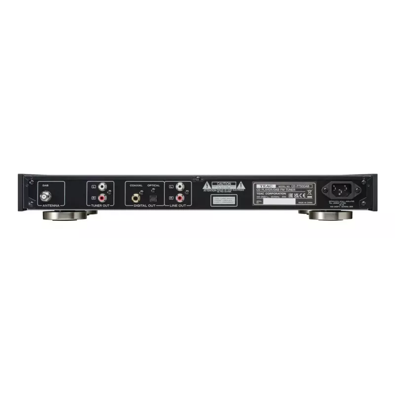 Reproductor de CD Grabadora de CD TEAC CD-P750DAB-B Negro DAB+ FM