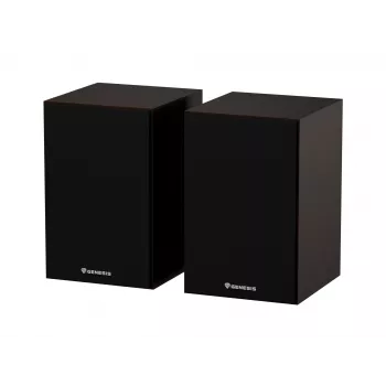 Altavoz Genesis NGS-2344 con cable e inalámbrico 2.0, 20 W, Marrón