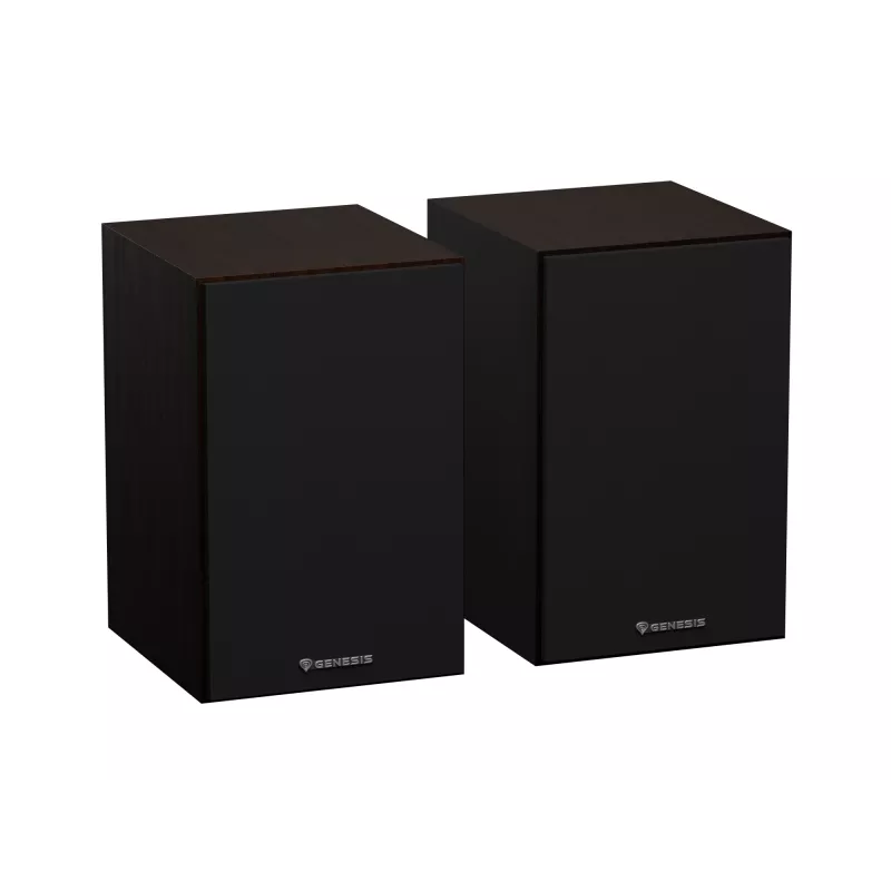 Altavoz Genesis NGS-2344 con cable e inalámbrico 2.0, 20 W, Marrón