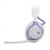 Auriculares JBL Quantum 650 — Bluetooth inalámbricos, USB-C, circumaurales, diadema, blanco, 20–20000 Hz