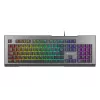 Teclado gaming GENESIS Rhod 500 RGB USB QWERTY Portugués Negro, Plata