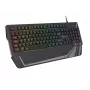 Teclado gaming GENESIS Rhod 350 RGB – USB QWERTY Español de 104 teclas de tamaño completo, Negro, retroiluminación RGB, reposamuñecas