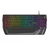 Teclado gaming GENESIS Rhod 350 RGB – USB QWERTY Español de 104 teclas de tamaño completo, Negro, retroiluminación RGB, reposamuñecas