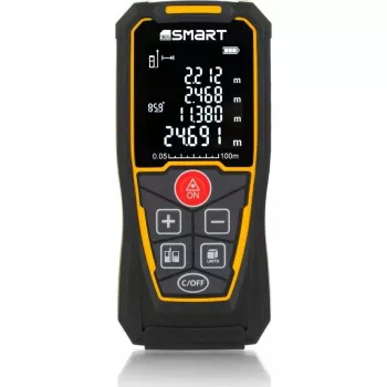 Medidor láser de distancias Smart 06-01100 de Smart, medidor manual compacto
