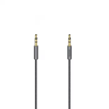 Cable de audio Hama Elite 0,75 m conector macho 3,5 mm conector macho cobre dorado