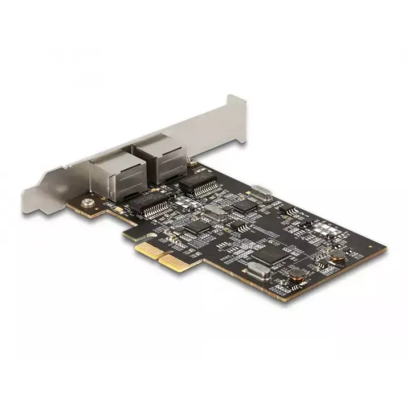 Tarjeta DeLOCK PCI Express x2 a 2 x RJ45 2.5 Gigabit LAN i225