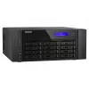 NAS Torre QNAP TS-h1290FX — EPYC 7302P 3,0 GHz, 128 GB DDR4, 12 bahías, QuTS hero, negro