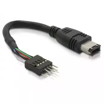 Cable FireWire DeLOCK 82379 0,016 m Negro macho/macho