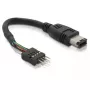 Cable FireWire DeLOCK 82379 0,016 m Negro macho/macho