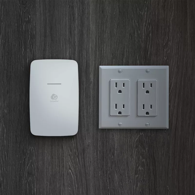 EnGenius Cloud Managed AP Wall-Plate 11ax Wi-Fi6 400+867Mbps 2T2R GbE PoE.af 2x4 y 2x 5dBi ia
