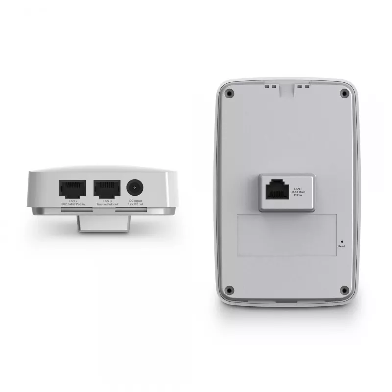 EnGenius Cloud Managed AP Wall-Plate 11ax Wi-Fi6 400+867Mbps 2T2R GbE PoE.af 2x4 y 2x 5dBi ia