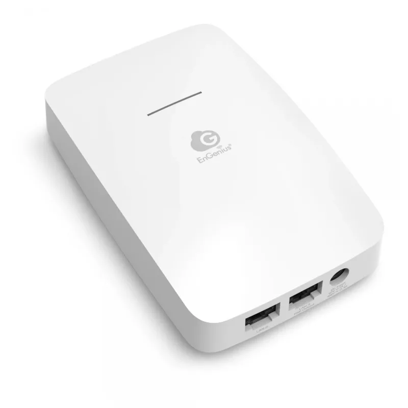EnGenius Cloud Managed AP Wall-Plate 11ax Wi-Fi6 400+867Mbps 2T2R GbE PoE.af 2x4 y 2x 5dBi ia