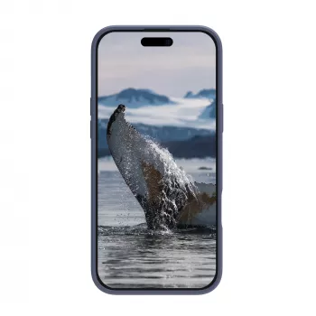 dbramante1928 Greenland Pro MS - iPhone 17e/16e/15/14/13 - Funda robusta azul