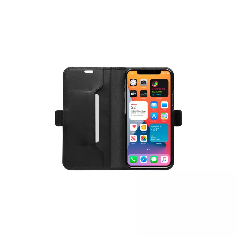Funda cartera dbramante1928 Copenhagen fina iPhone 12/12 Pro 6.1 negra