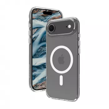 Funda trasera dbramante1928 Iceland Pro compatible con MagSafe plástico transparente