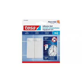 Gancho universal TESA 77763 Indoor blanco 2 uds.