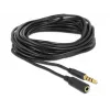 Cable de audio DeLOCK 84669 5 m 3,5 mm negro