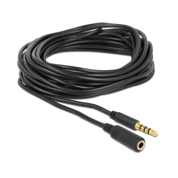 Cable de audio DeLOCK 84669 5 m 3,5 mm negro