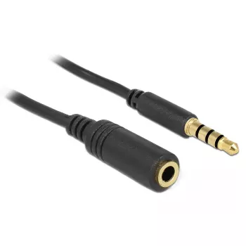 Cable de audio DeLOCK 84669 5 m 3,5 mm negro