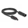 Cable DeLOCK DL4 cable solar 6 mm² conector macho a hembra 5 m negro