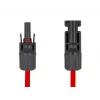 Cable DeLOCK DL4 cable solar plano conector macho a hembra 60 cm rojo 3,3 mm²