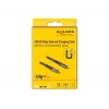 Cable coaxial de datos y carga rápida DeLOCK USB 40 Gbps 1 m USB PD 3.1 240 W