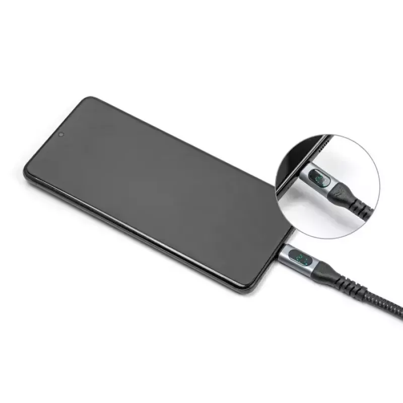 Cable coaxial de datos y carga rápida DeLOCK USB 40 Gbps 1 m USB PD 3.1 240 W