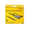 Cable USB DeLOCK 85391 USB 3.2 Gen 1 5 m USB-A USB-C negro gris