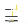 Herramienta de inserción para set de funda de cables DeLOCK, 4 piezas, amarillo, plástico