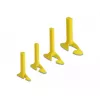 Herramienta de inserción para set de funda de cables DeLOCK, 4 piezas, amarillo, plástico