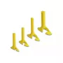 Herramienta de inserción para set de funda de cables DeLOCK, 4 piezas, amarillo, plástico