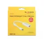 Adaptador de cable de vídeo DeLOCK 62614 Mini DisplayPort a HDMI tipo A blanco 0,2 m